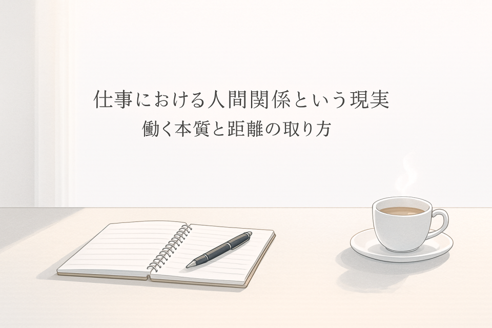人間関係から距離を取り心を休める静かな時間を表すベンチの風景