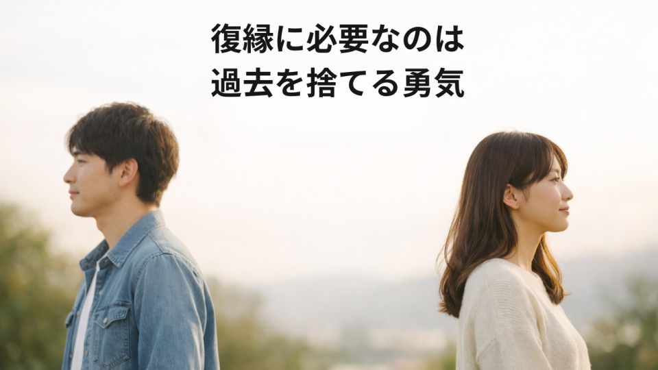 復縁に必要なのは過去を捨てる勇気