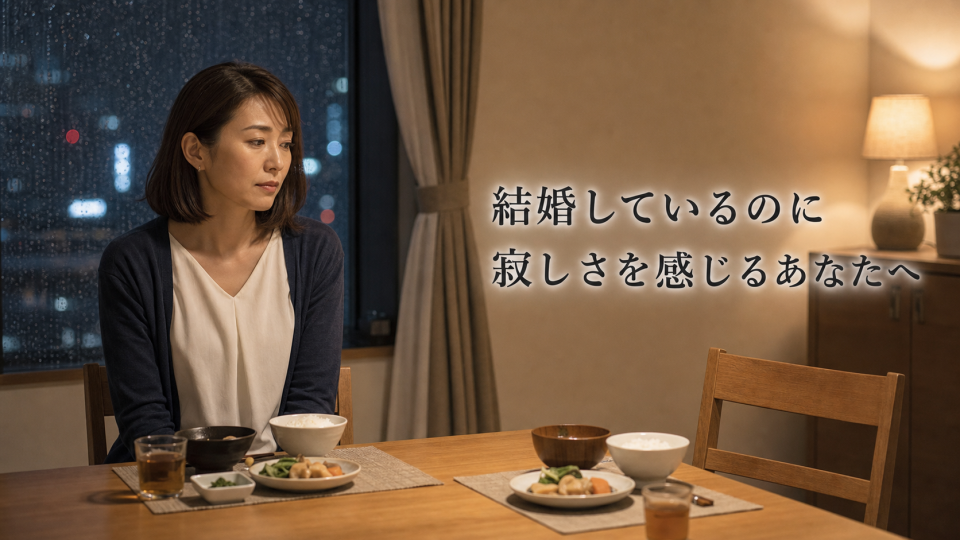 結婚しているのに寂しさを感じるあなたへ