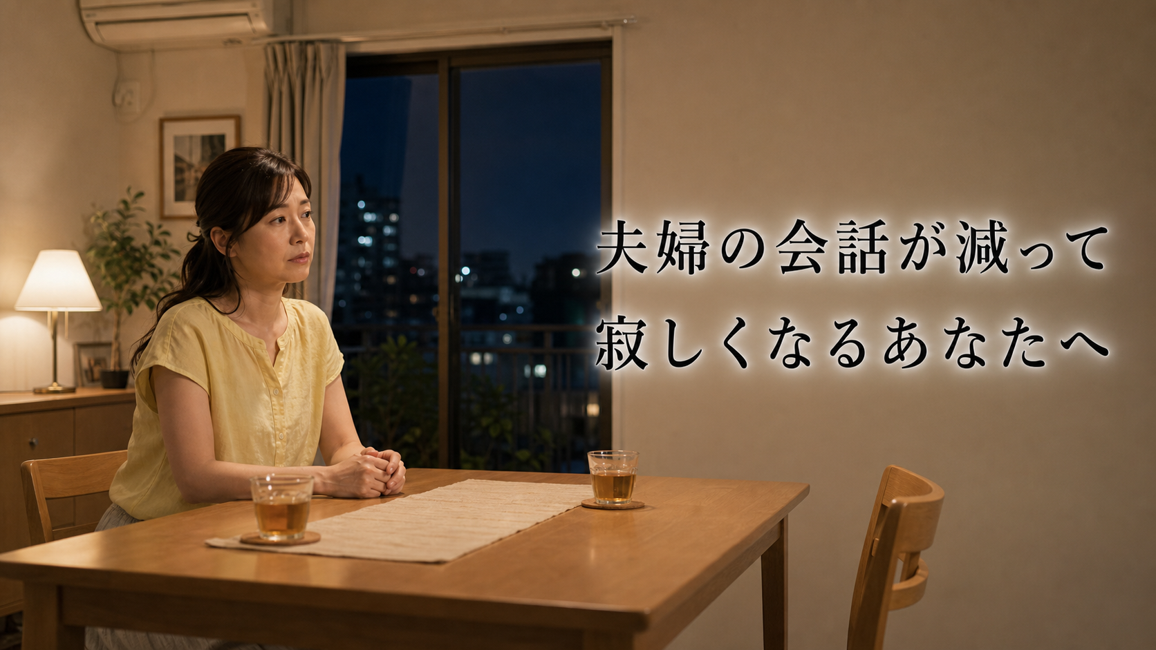 夫婦の会話が減って寂しくなるあなたへ
