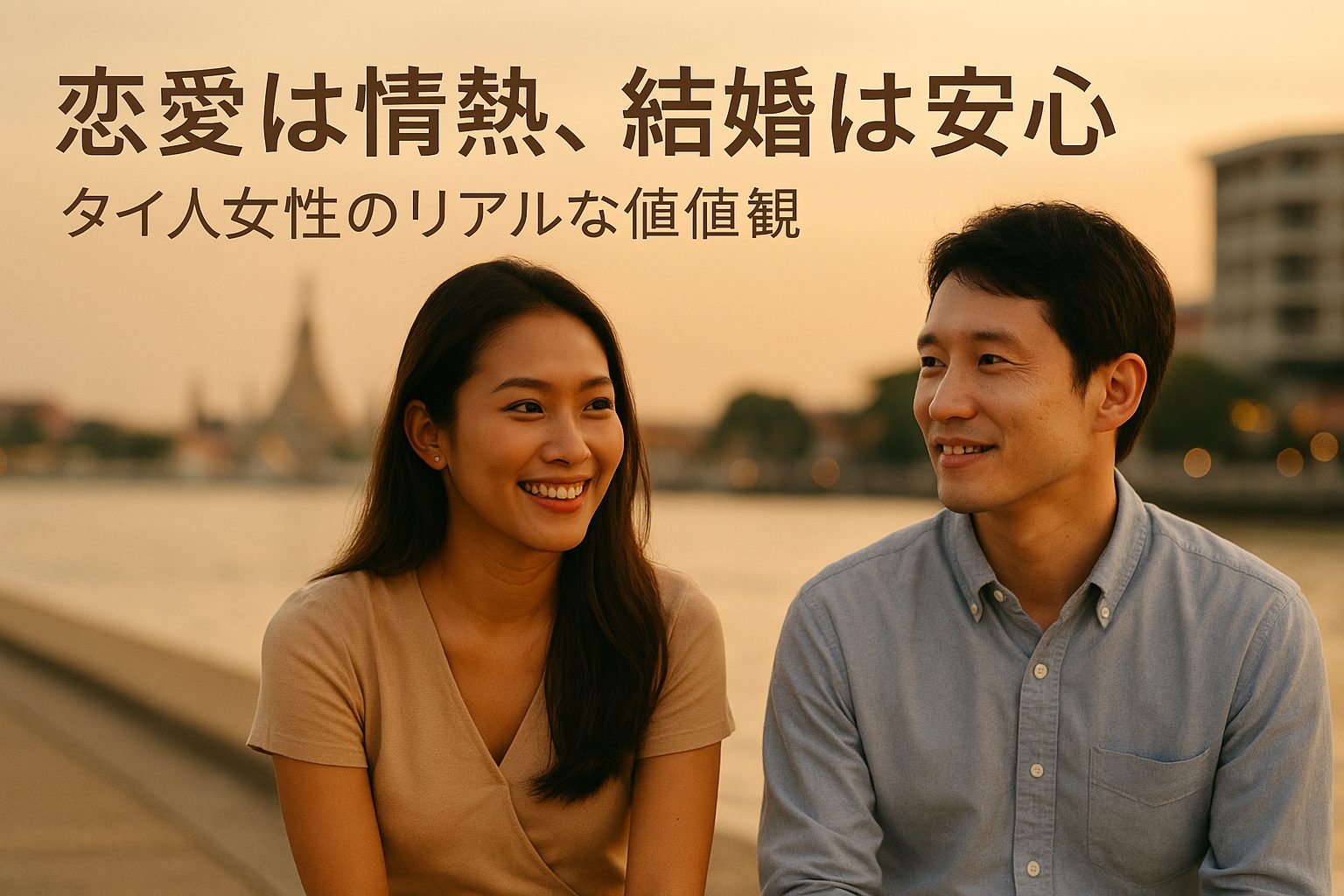 恋愛は情熱、結婚は安心――タイ人女性のリアルな価値観