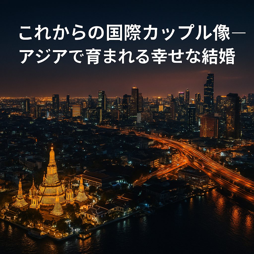 これからの国際カップル像――アジアで育まれる幸せな結婚