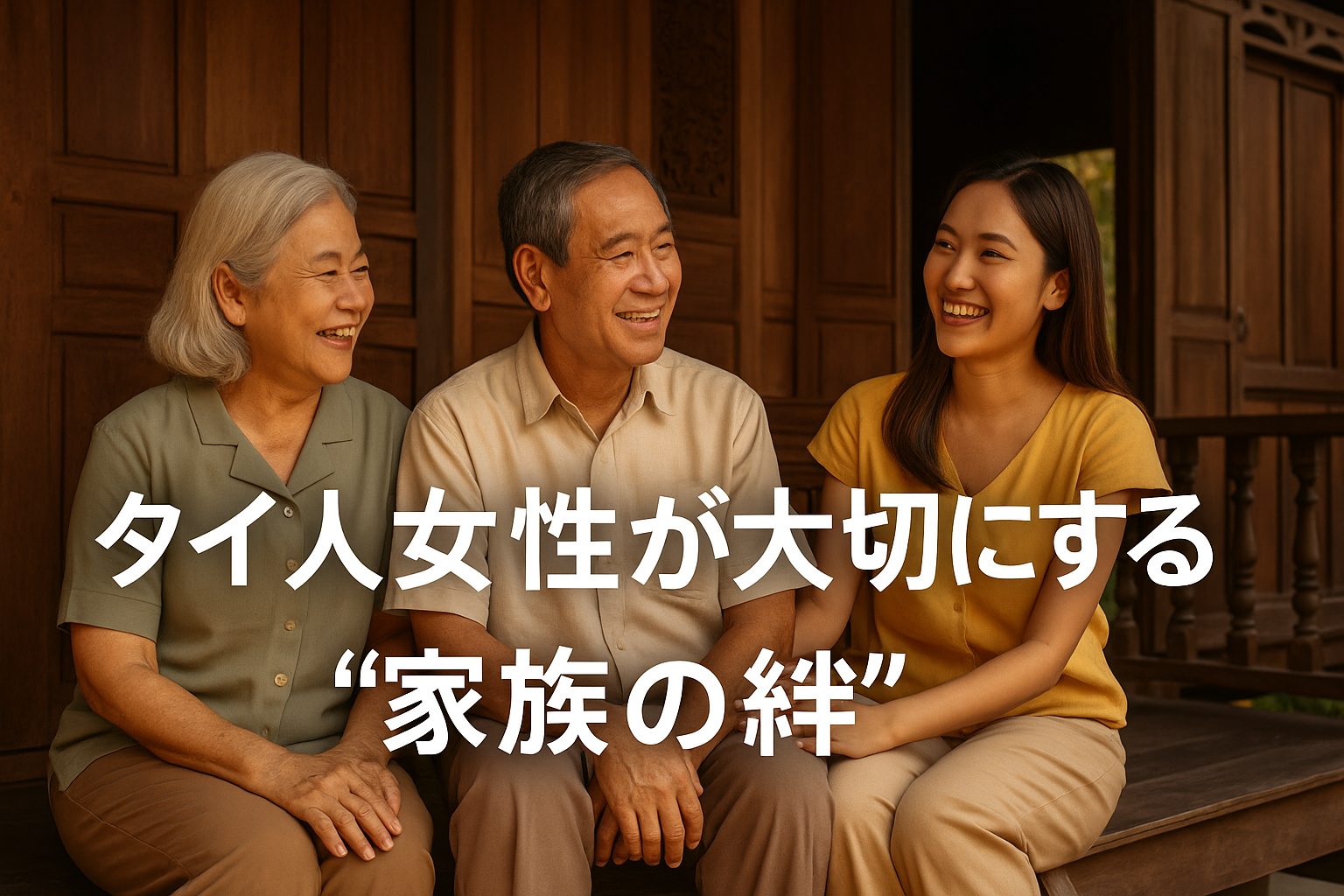 タイ人女性が大切にする“家族の絆”――日本の家族観とも通じる相性の良さ