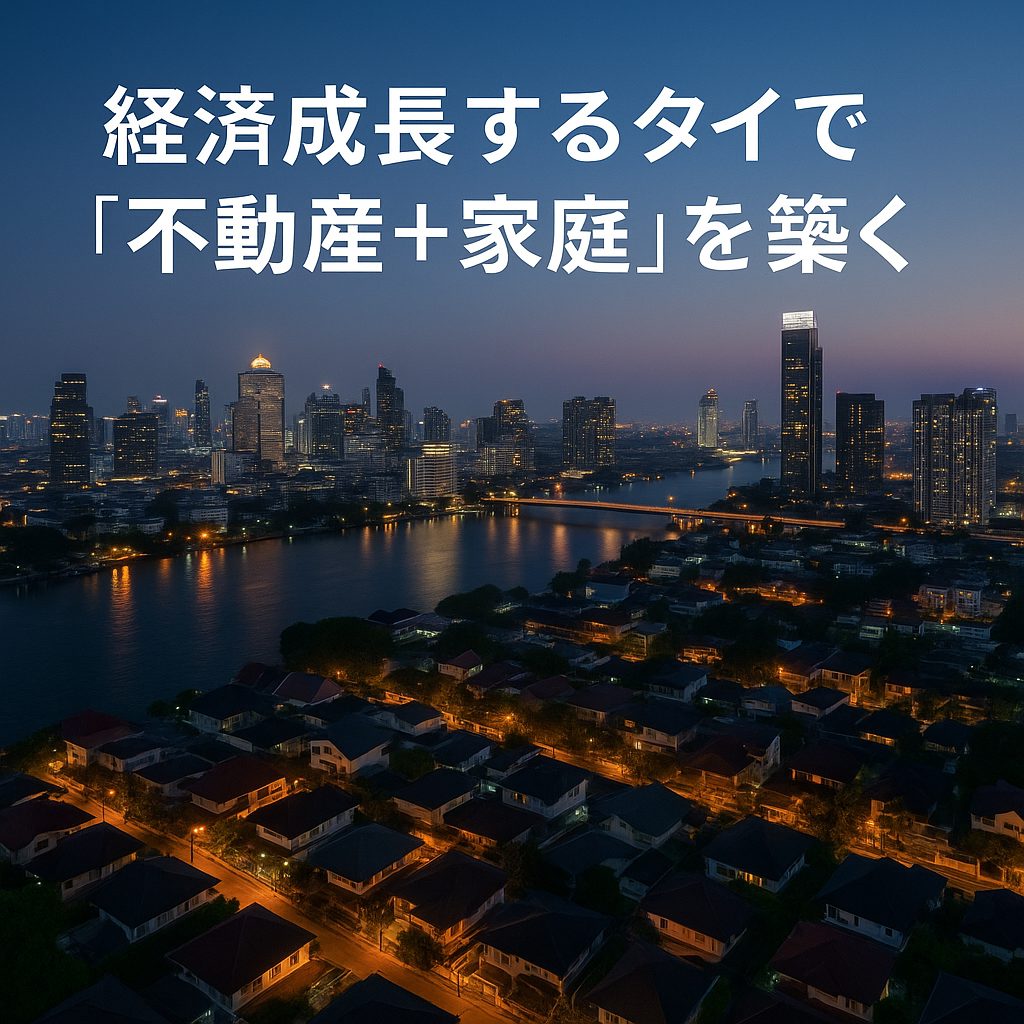 経済成長するタイで“不動産＋家庭”を築く――海外投資と生活基盤を結びつける新しい選択肢