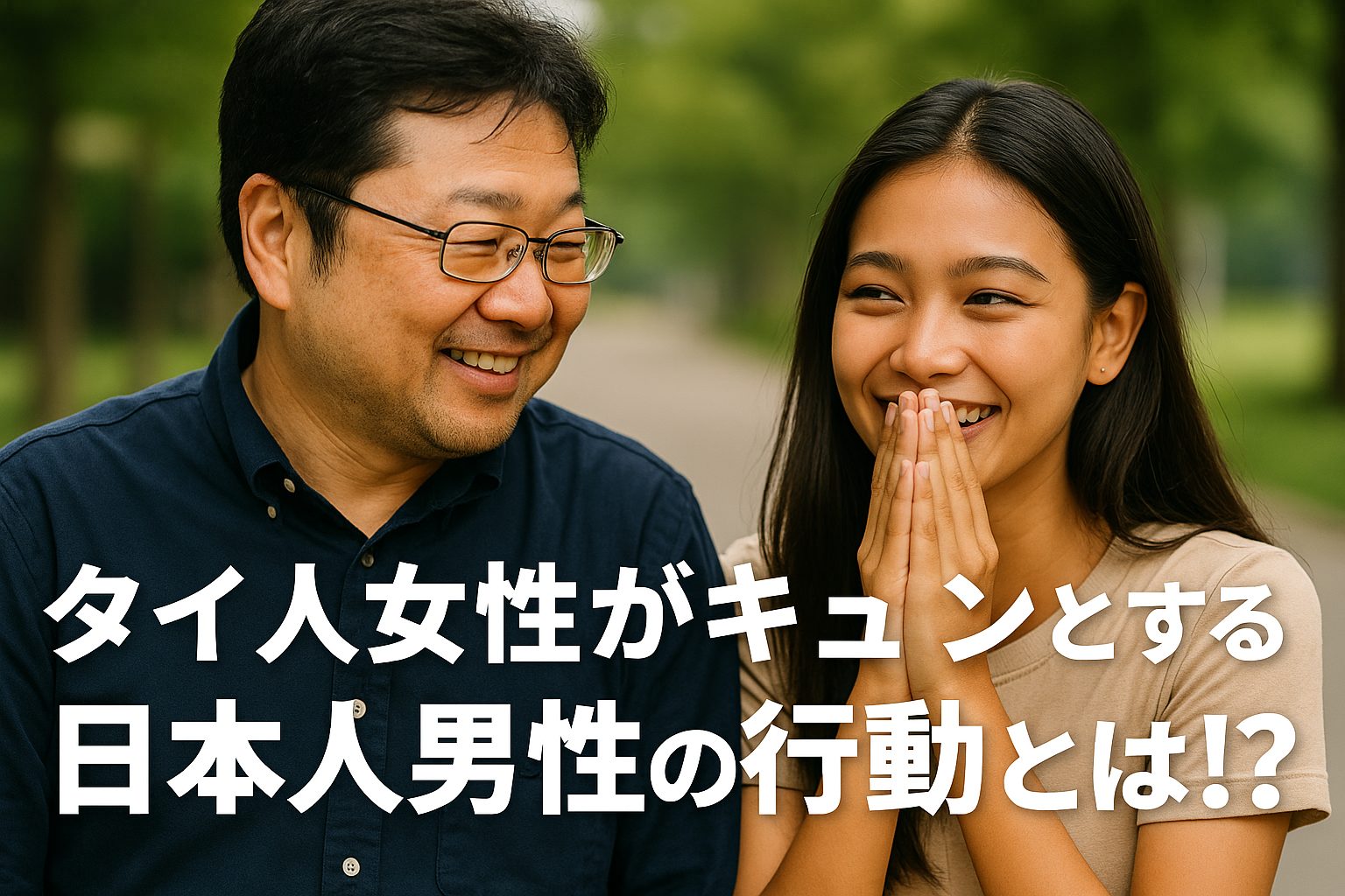 タイ人女性がキュンとする日本人男性の行動とは！？