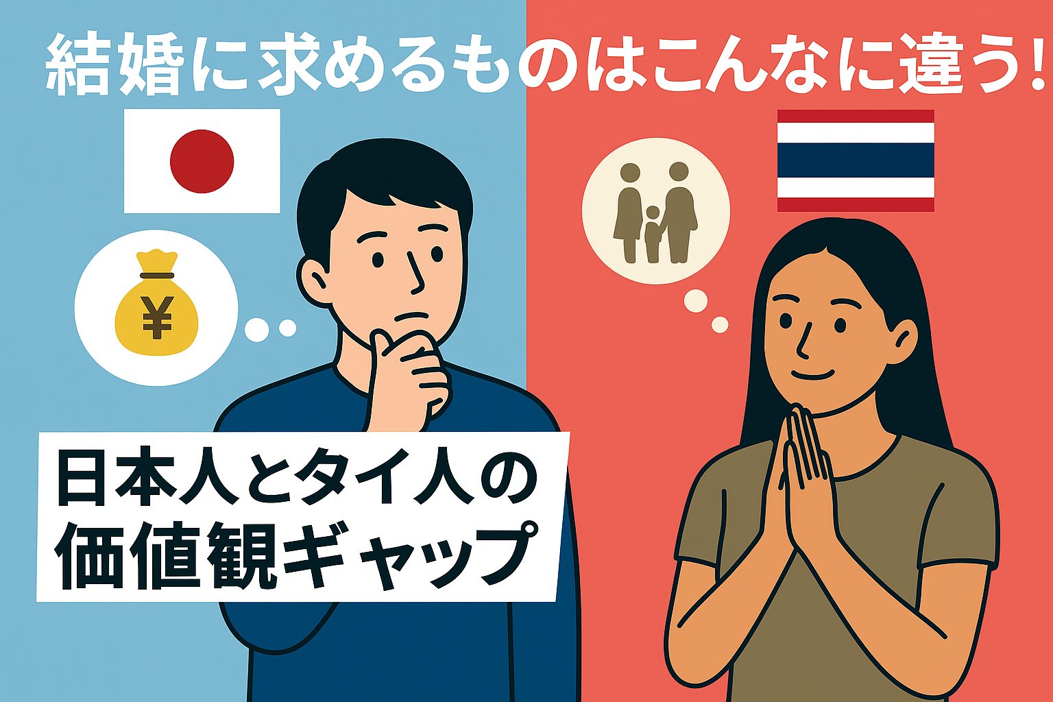 “結婚に求めるもの”はこんなに違う！日本人とタイ人の価値観ギャップ