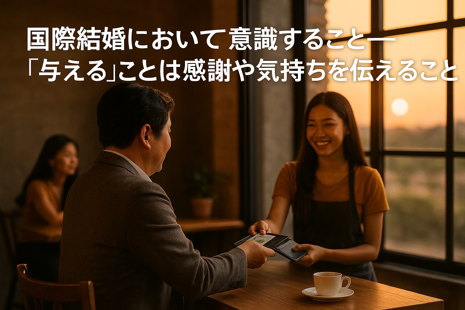 国際結婚において意識すること――“与える”ことは感謝や気持ちを伝えること