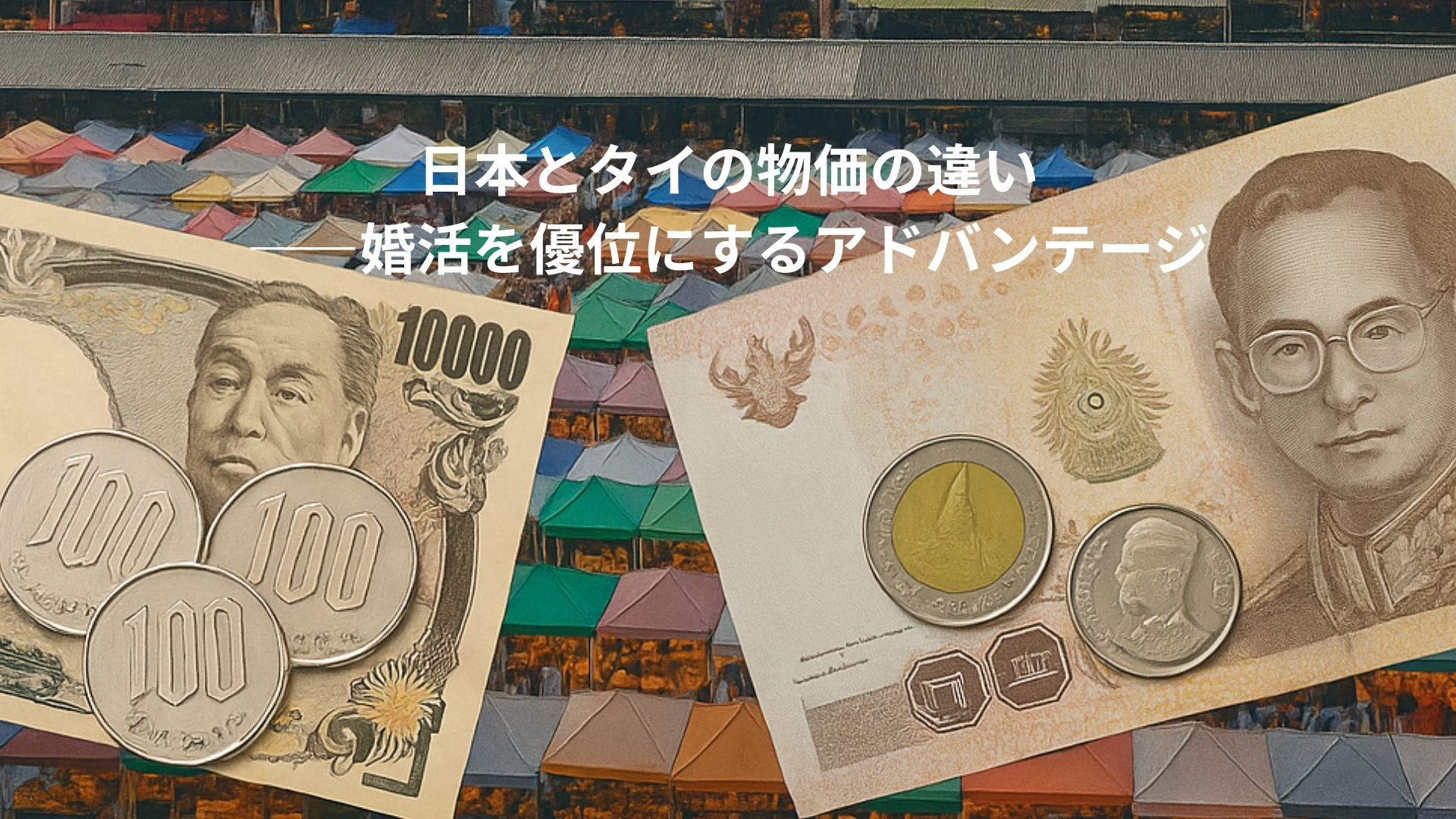 日本とタイの物価の違い――アドバンテージから婚活を優位にしていくコツ