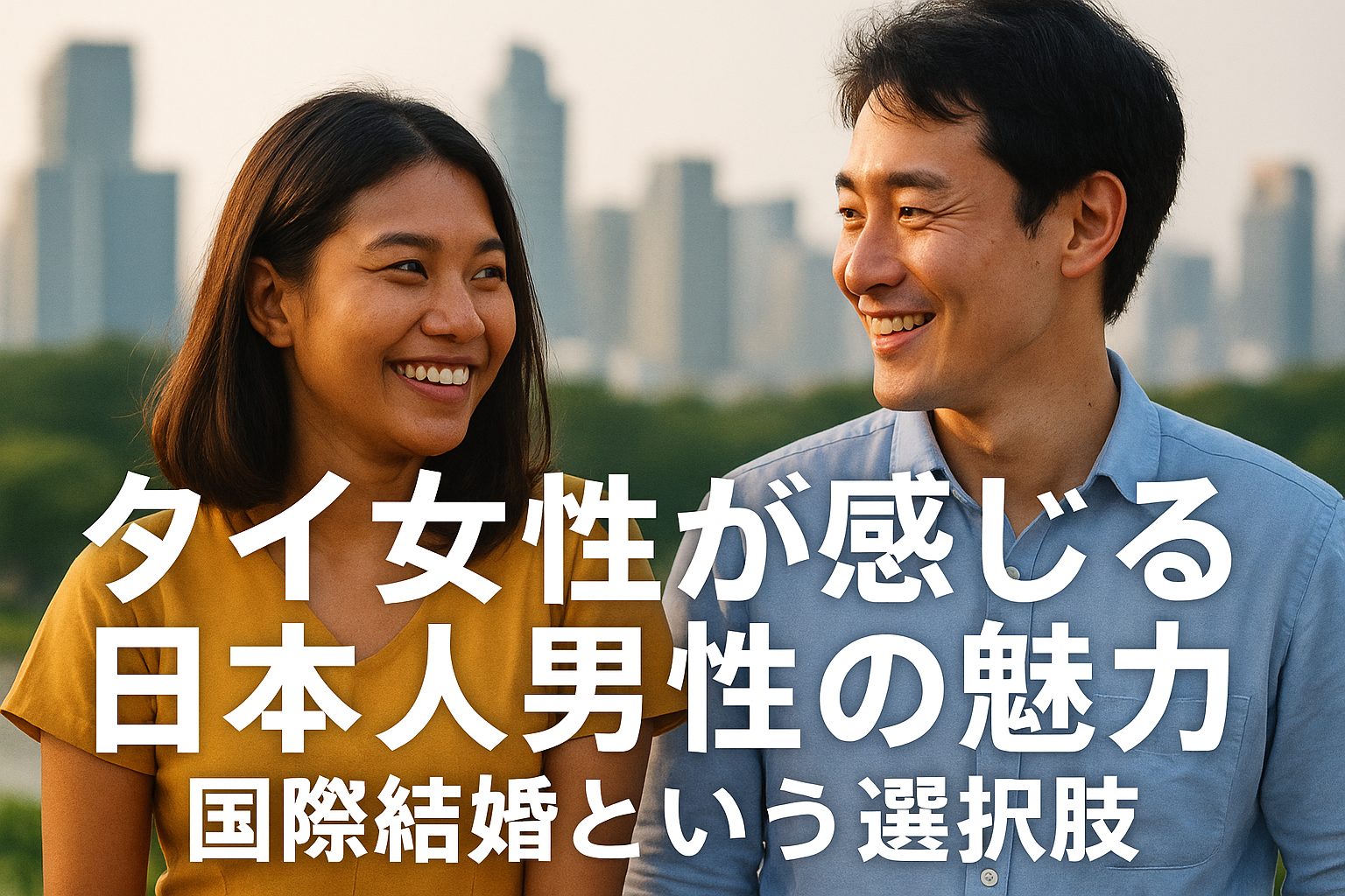 タイ女性が感じる日本人男性の魅力 ― 国際結婚という選択肢