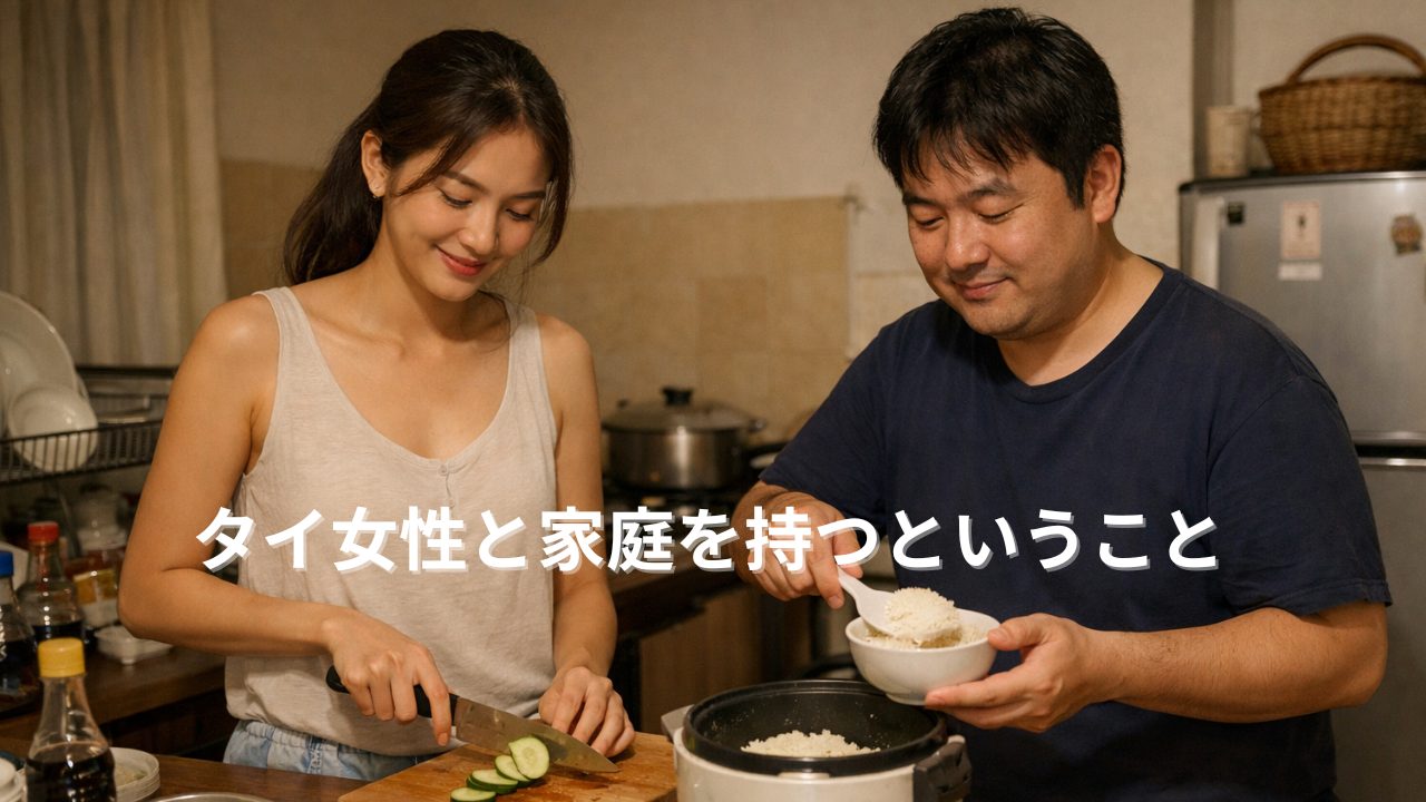 タイ女性と家庭を持つということ｜タイで暮らす毎日の食事と生活のリアル