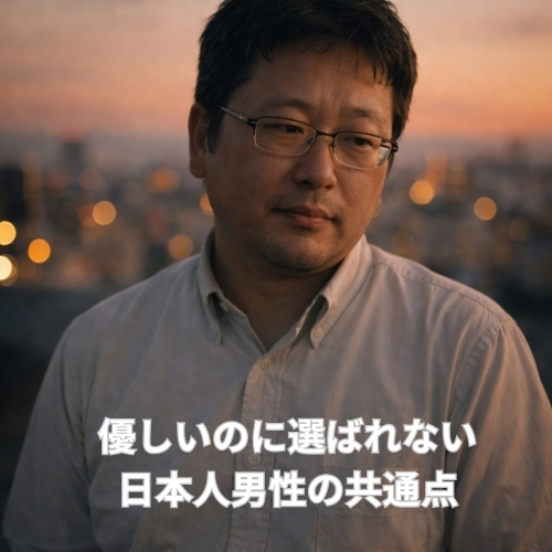 優しいのに選ばれない日本人男性の共通点｜積極性と伝え方で変わる恋愛