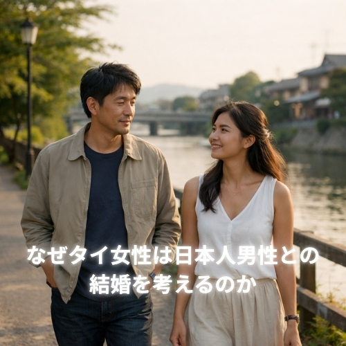 なぜタイ女性は日本人男性との結婚を考えるのか｜静かな安心感が選ばれる理由