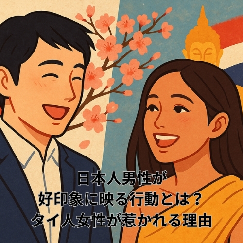 日本人男性が好印象に映る行動とは？タイ人女性が惹かれる理由