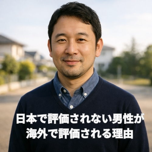 日本で評価されない男性が海外で評価される理由｜結婚を諦めるにはまだ早い
