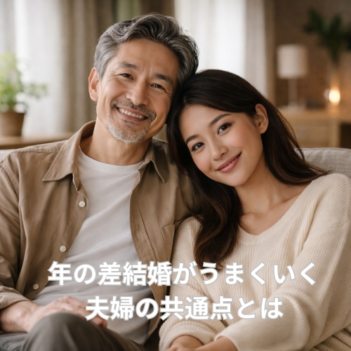 年の差結婚がうまくいく夫婦の共通点｜年齢差を強みに変える考え方