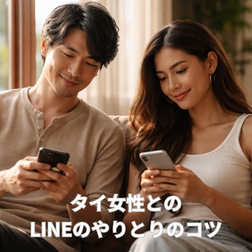 タイ女性とのLINEのやりとりのコツ｜何を送ればいいか迷ったときの考え方