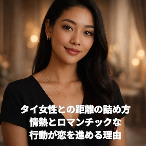 タイ女性との距離の詰め方｜情熱とロマンチックな行動が恋を進める理由
