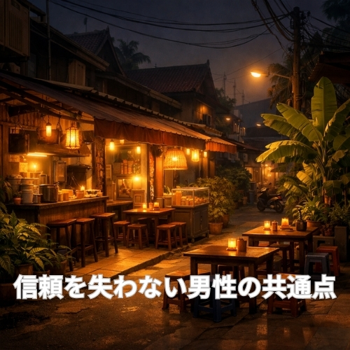 信頼を失わない男性の共通点｜タイ女性との国際恋愛で大切な誠実さ