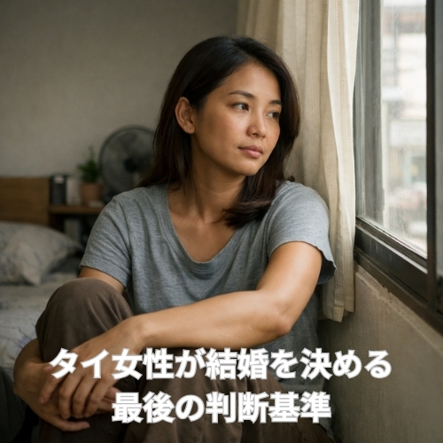 タイ女性が結婚を決める最後の判断基準｜夢と現実のあいだで問われるもの