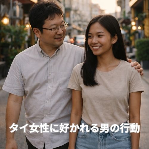 タイ女性に好かれる男の行動｜見た目や年齢を超えるのは安心感と気遣い