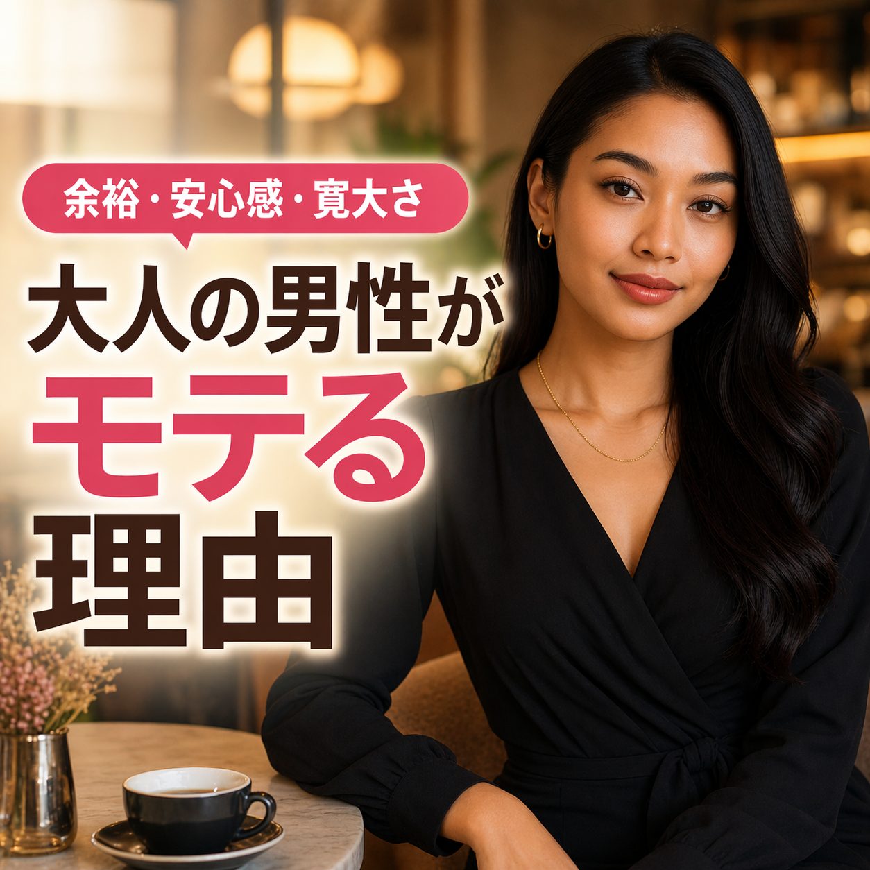 大人の男性がモテるのはなぜか｜余裕と寛大さが魅力に変わる理由