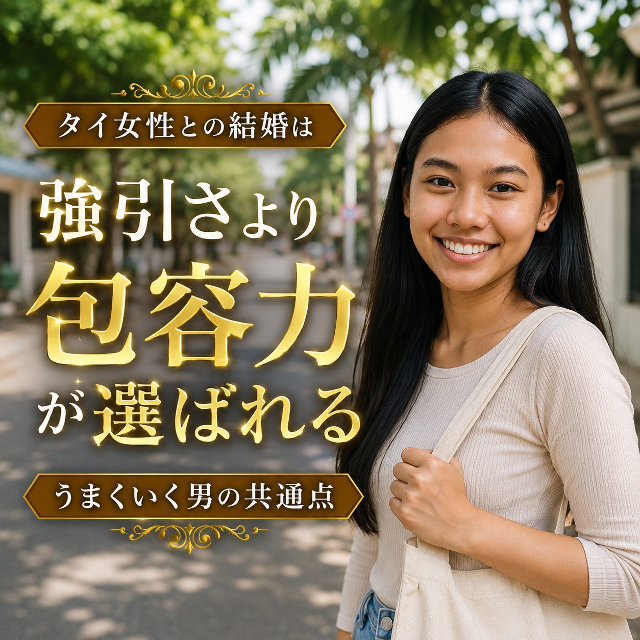タイ女性との結婚でうまくいく男性の共通点｜強引さより包容力が選ばれる