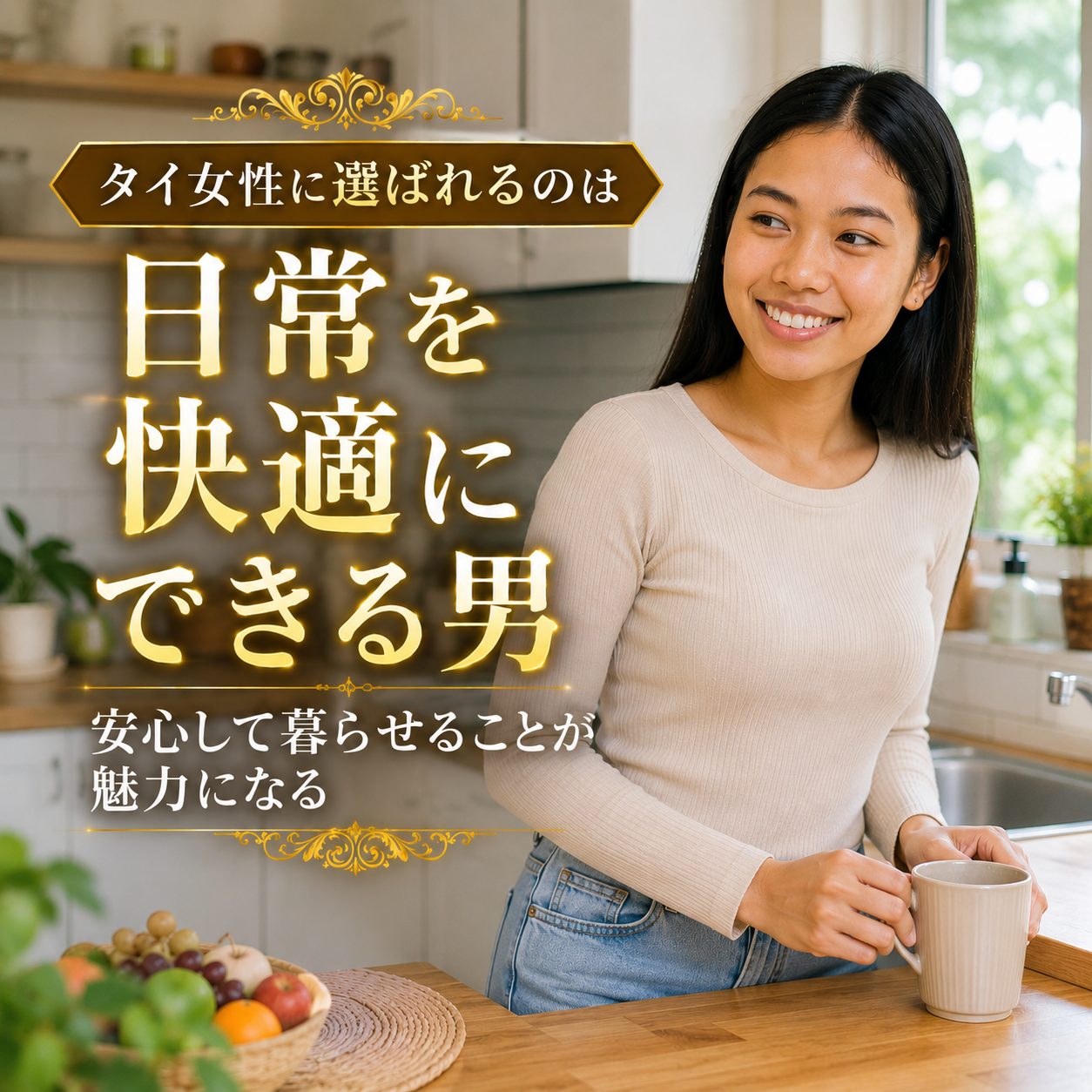 タイ女性に選ばれるのは日常を快適にできる男｜安心して暮らせることが最大の魅力になる