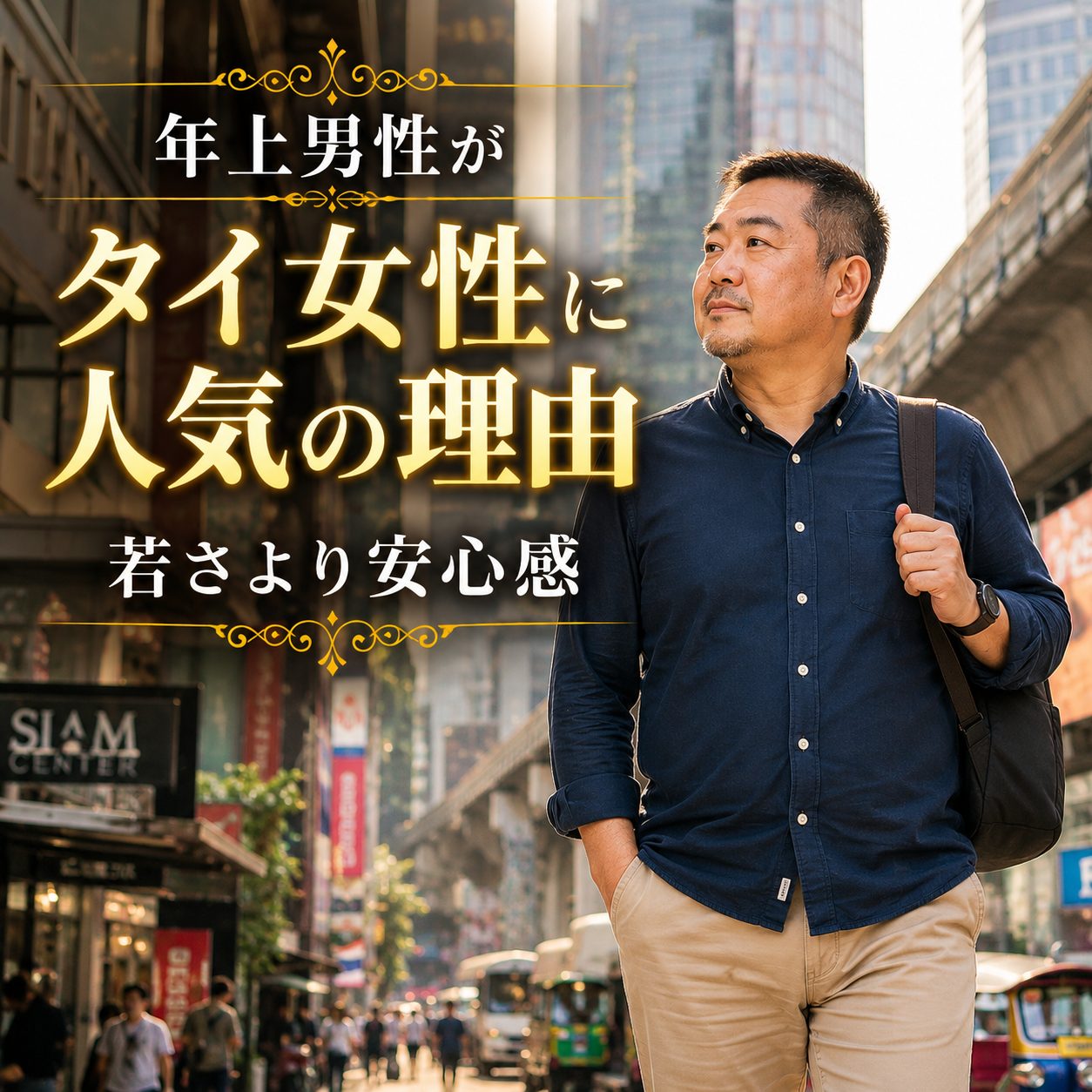 年上男性がタイ女性に人気の理由｜若さより安心感が恋愛と結婚を動かす