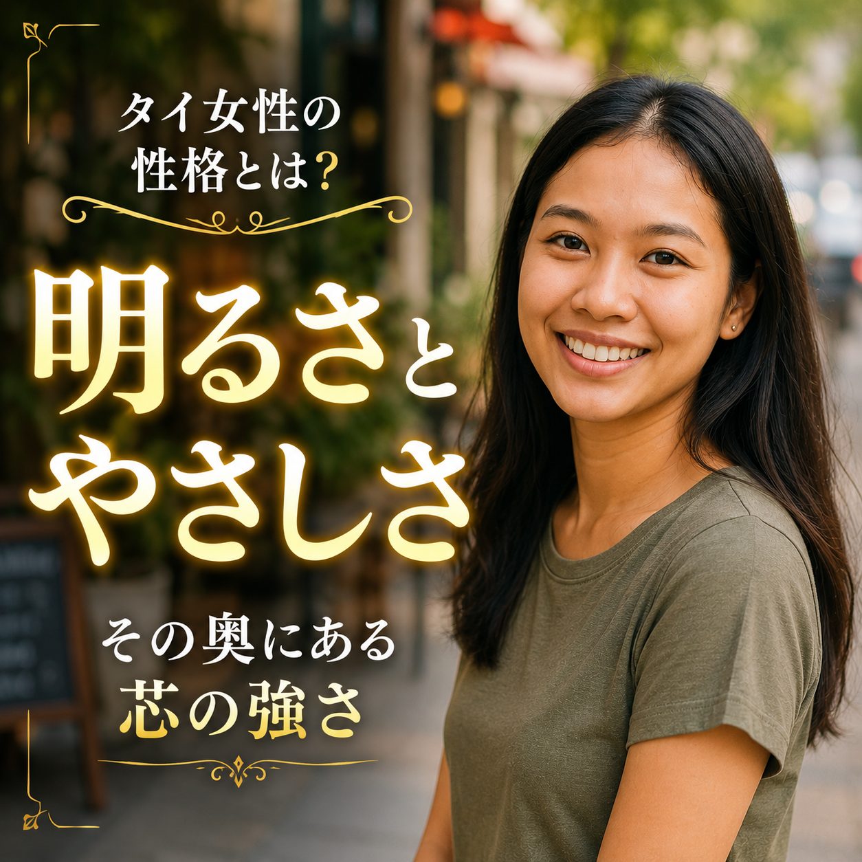 タイ女性の性格とは？｜明るさとやさしさの奥にある人懐っこさと芯の強さ