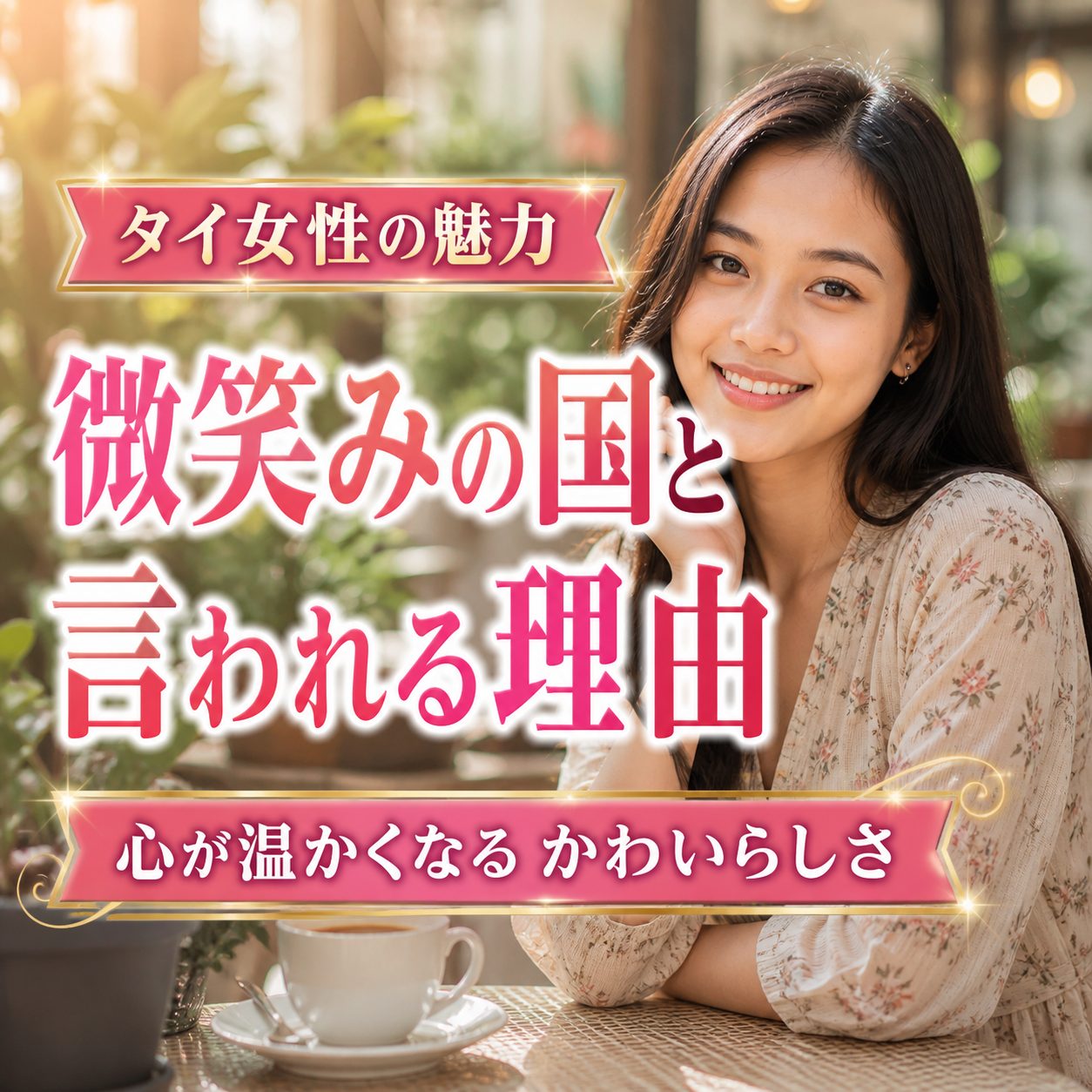 タイ女性に惹かれる理由｜微笑みの国と言われるやさしさとかわいらしさ