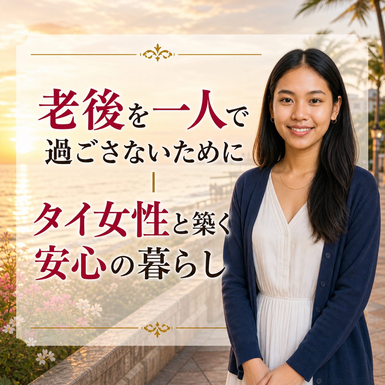 老後を一人で過ごさないために｜タイ女性と築く安心の暮らし