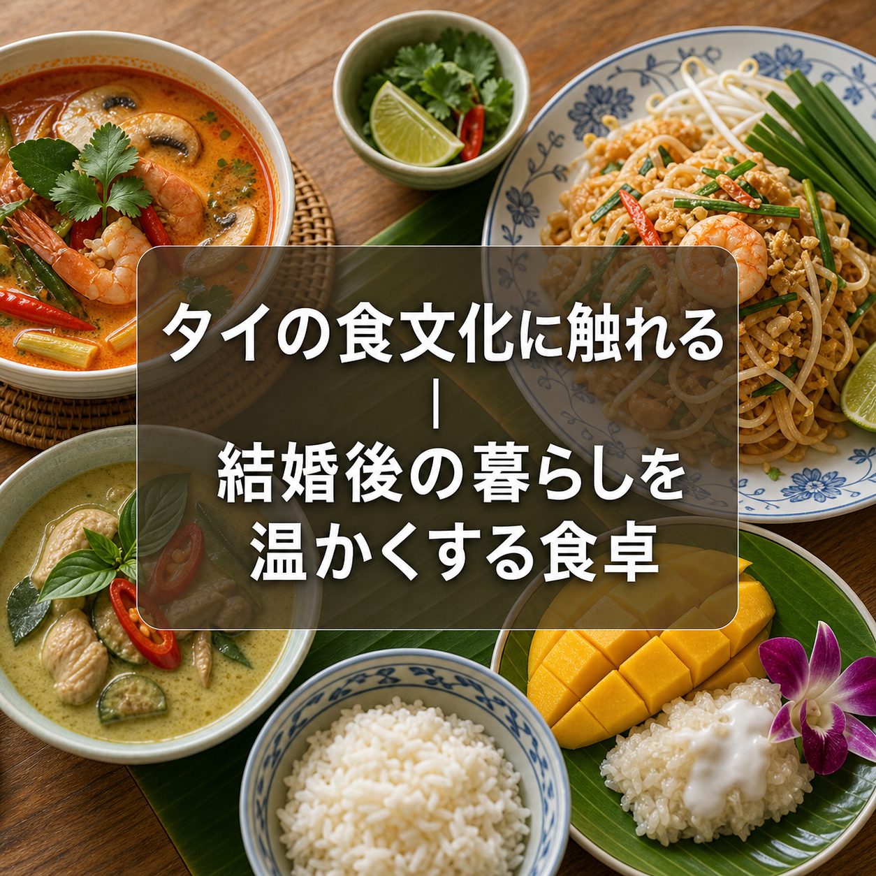 タイの食文化に触れる｜結婚後の暮らしを温かくする食卓