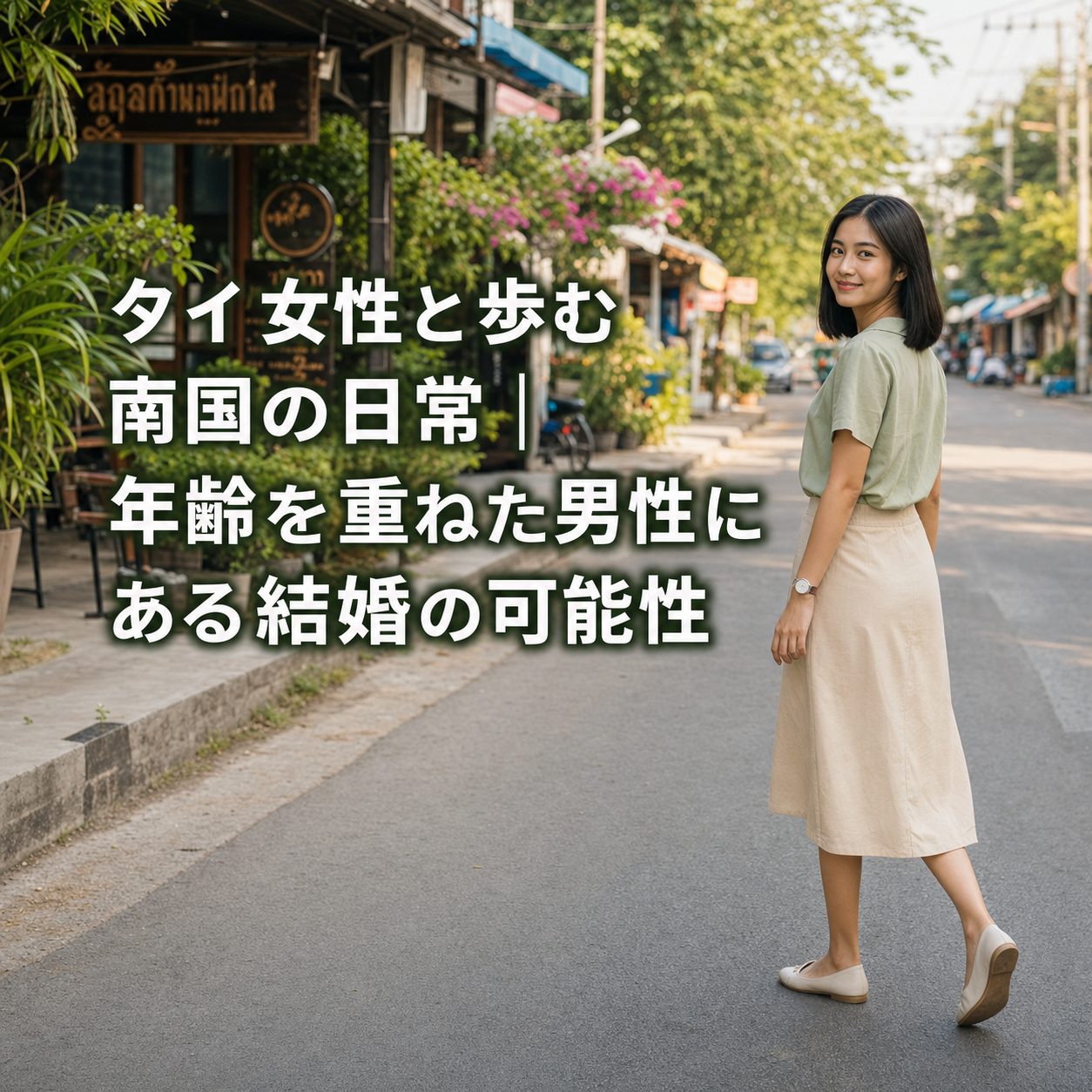 タイ女性と歩む南国の日常｜年齢を重ねた男性にある結婚の可能性